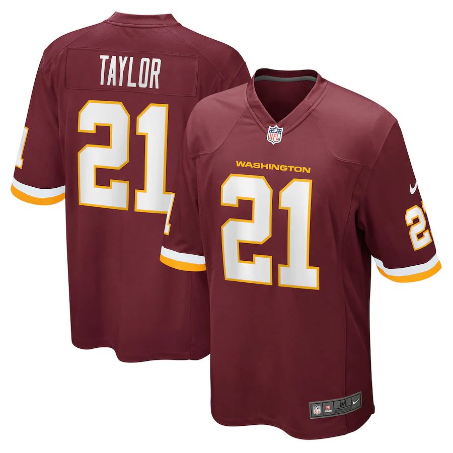 Men Washington Redskins #21 Sean Taylor Nike Burgundy Game Retired Player NFL Jersey